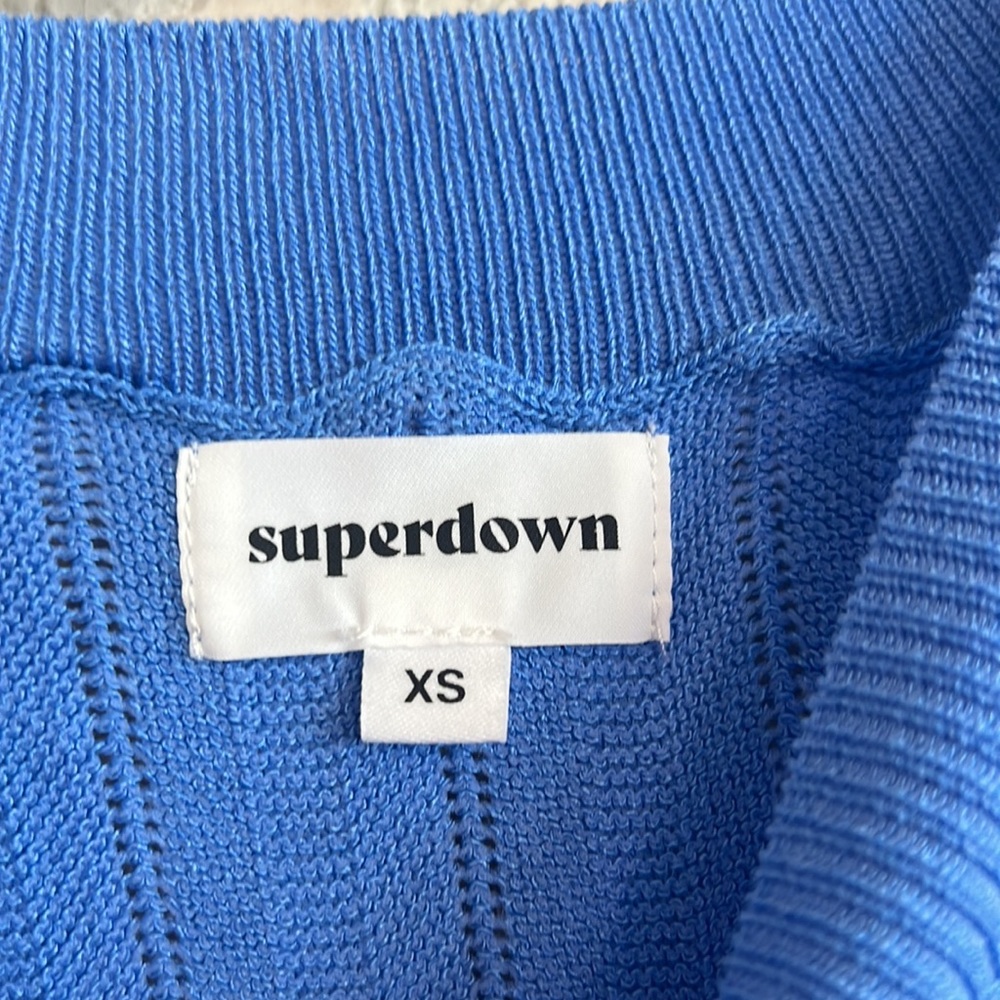 SUPERDOWN Solis Mini Dress in Periwinkle size XSMALL - Picture 4 of 6
